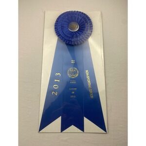 AKC 2013 First Prize Ribbon Non-Sporting Group Topeka Kansas Dog Show Blue